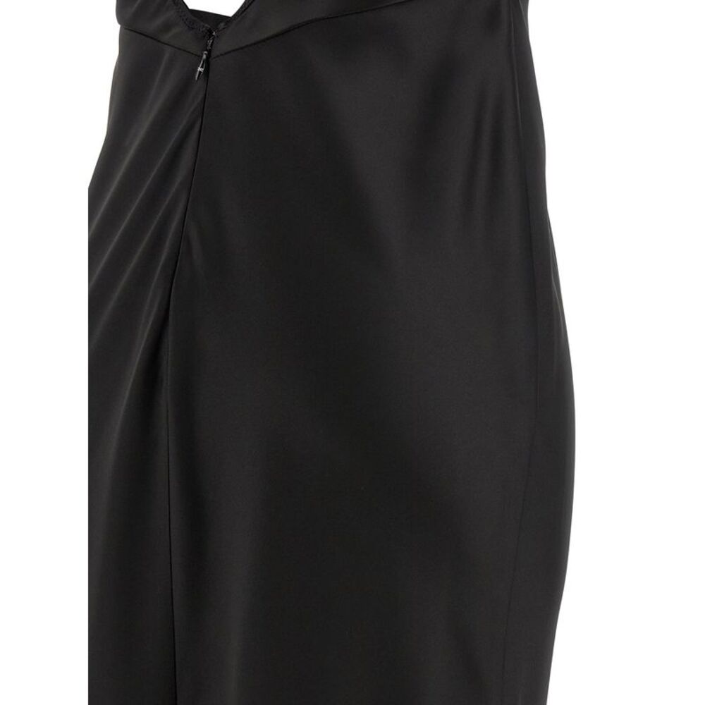 Elisabetta Franchi Women's Red Carpet Satin Dress - Picture 4 of 4
